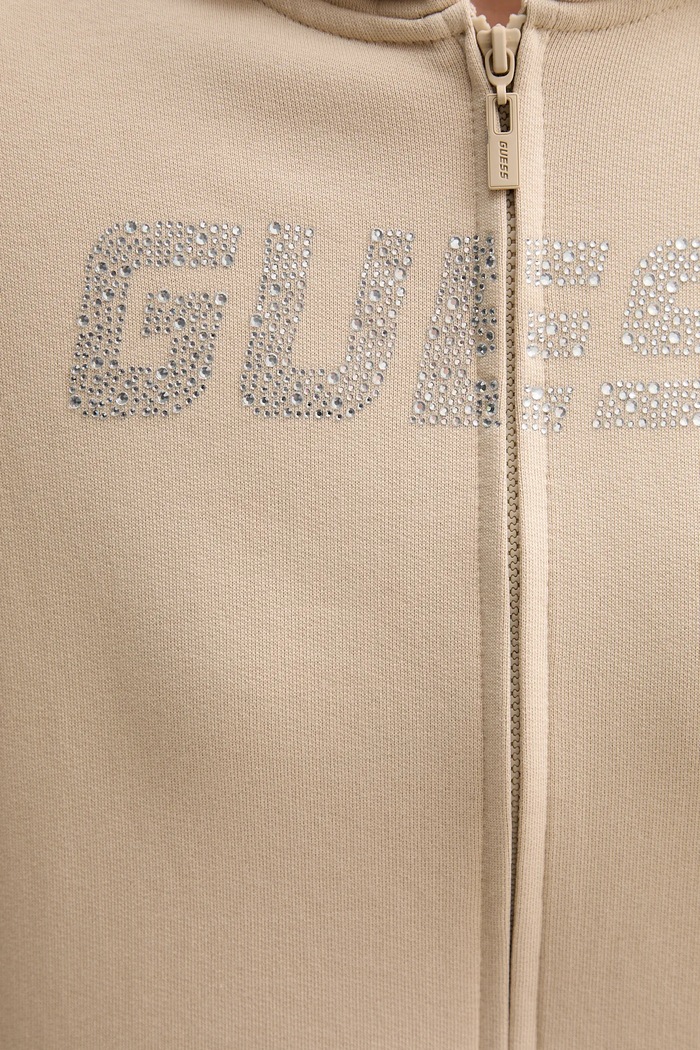 Βαμβακερή μπλούζα Guess PRIMULA V5GQ10.KCRP0 μπεζ