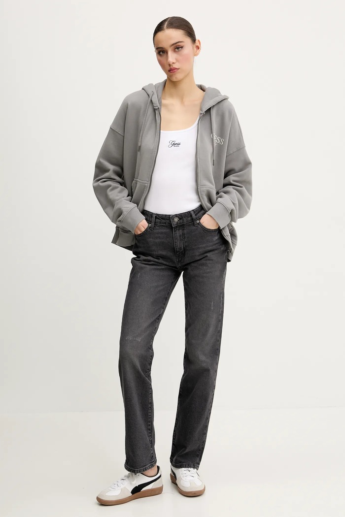 Βαμβακερή μπλούζα Guess Originals M5GQ34.KCPR1 γκρί SS25