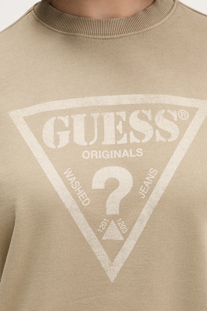 Βαμβακερή μπλούζα Guess Originals M5GQ35.K68I4 πράσινο