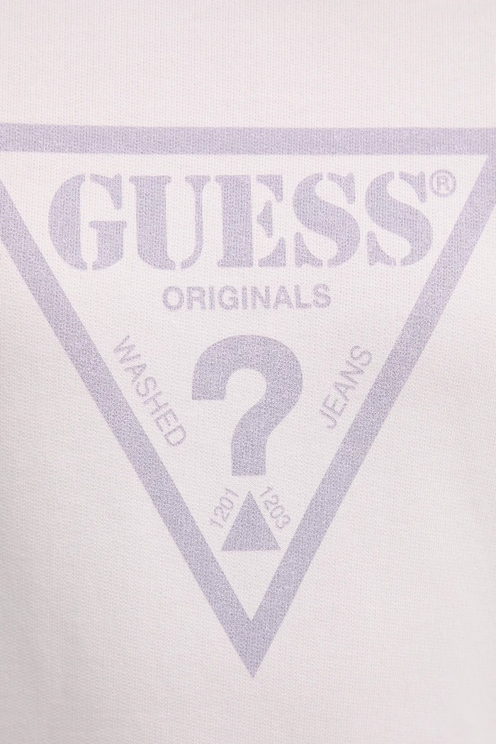 Guess Originals bluza bawełniana fioletowy W5GQ03.K68I4