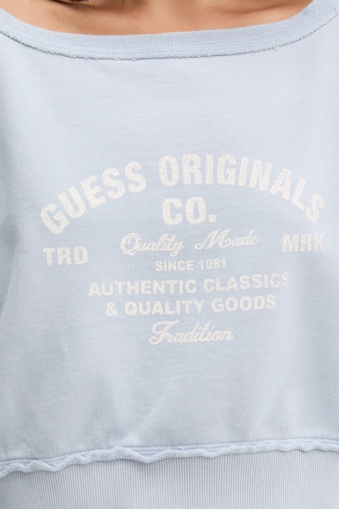Guess Originals bluza bawełniana W5GQ23.K68I4 niebieski