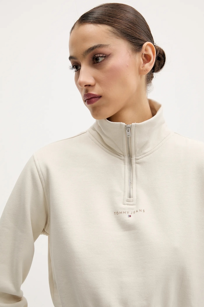 Tommy Jeans bluza beżowy DW0DW20305