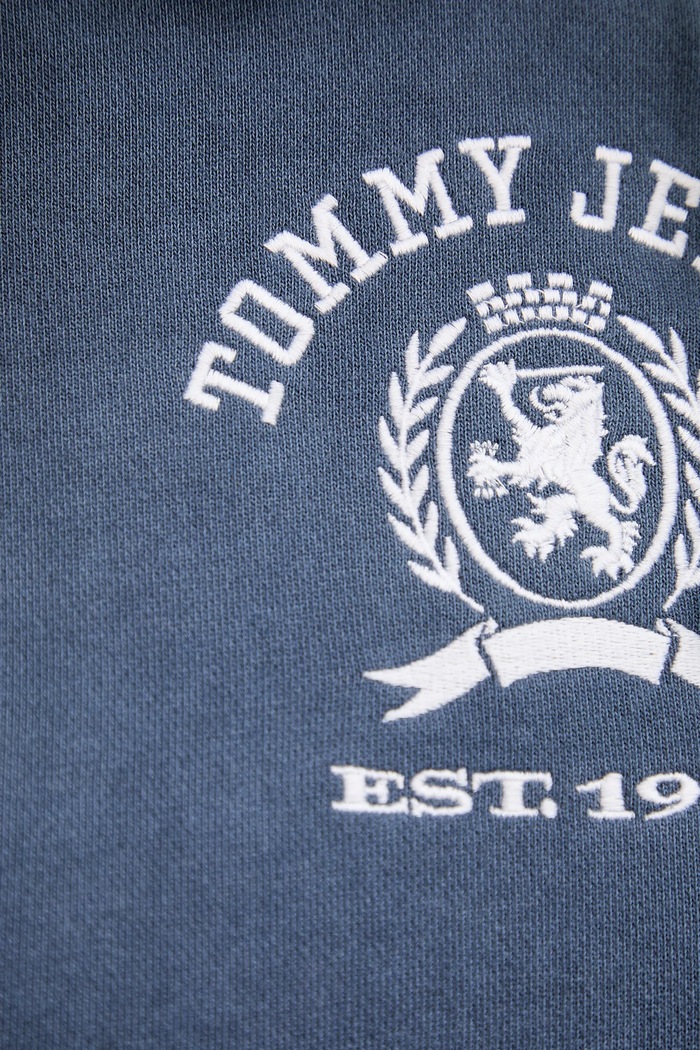 Pamučna dukserica Tommy Jeans plava DW0DW20311
