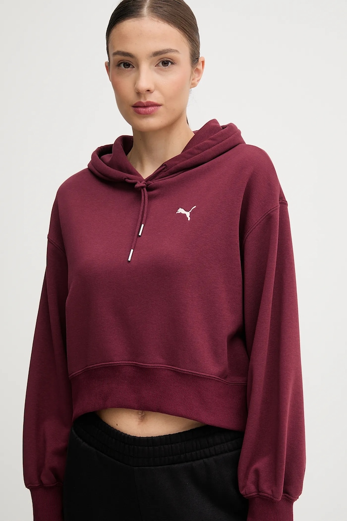 Puma bluză burgundia 629746