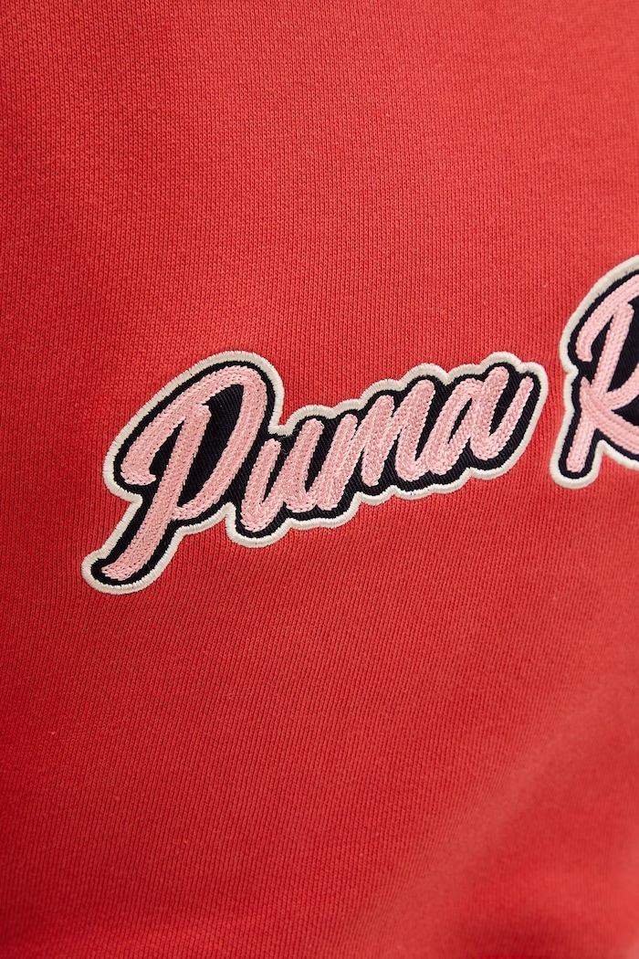 Bombažen pulover Puma 629778 rdeča