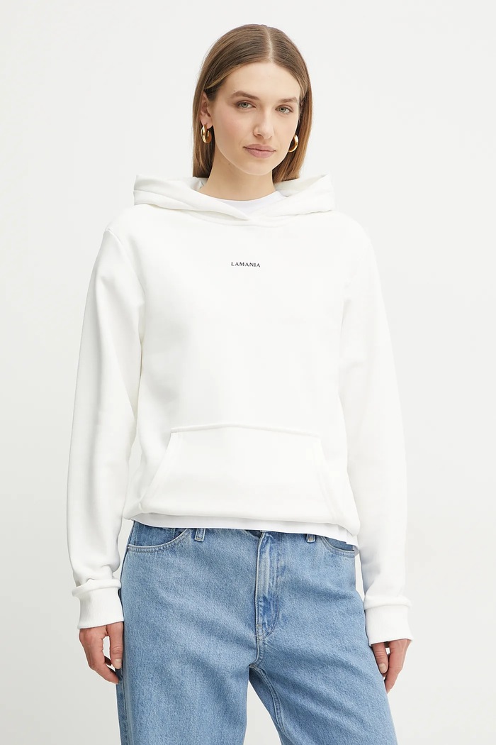 La Mania bluza bawełna biały LM.ARIA