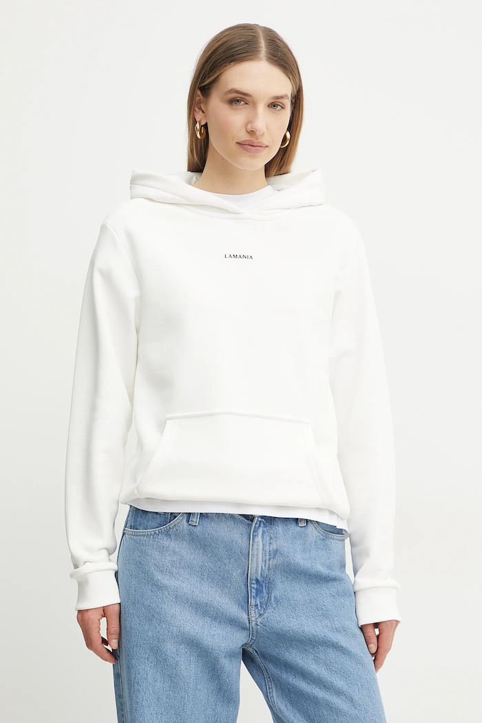 La Mania bluza bawełna biały LM.ARIA