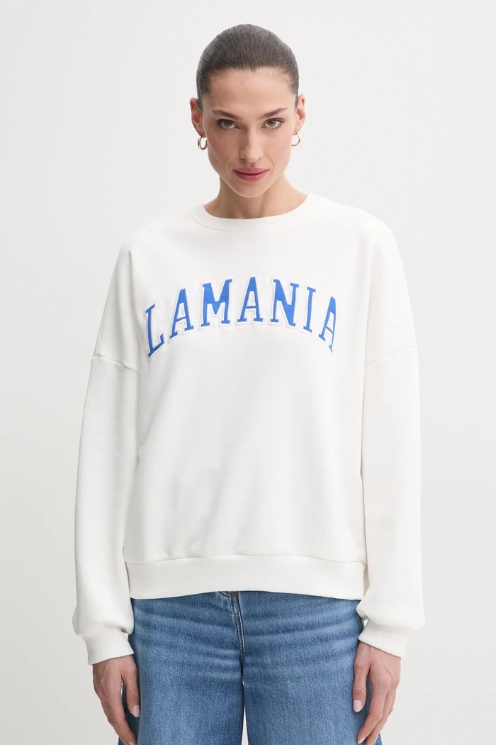 La Mania bluza aplikacja biały URBAN