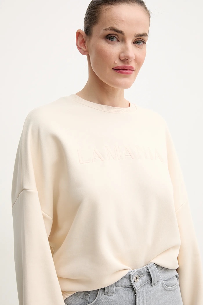 Mikina La Mania béžová COMFORT