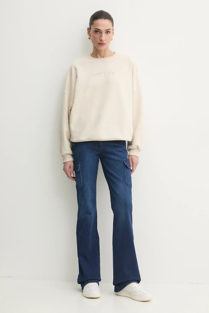 La Mania bluza LM.LOVELY beżowy SS25