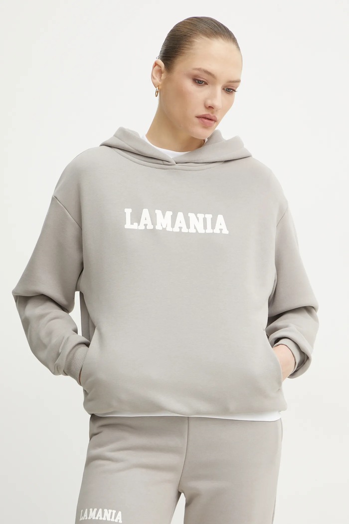 La Mania bluza print gri YOUNG