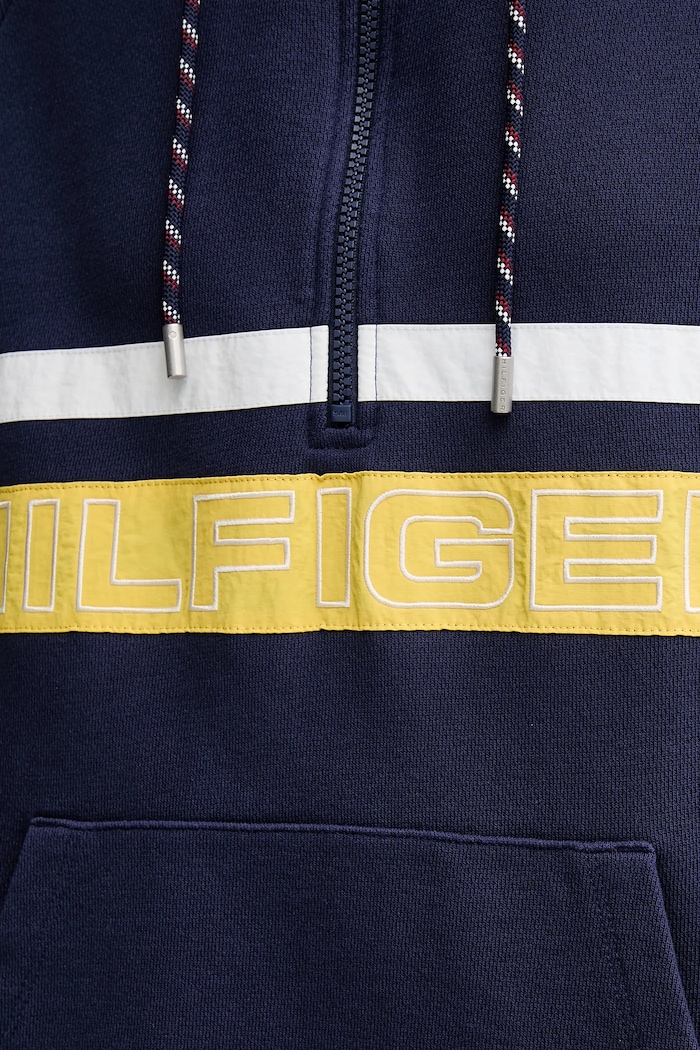 Pamučna dukserica Tommy Hilfiger SAILING WW0WW45599 mornarsko plava