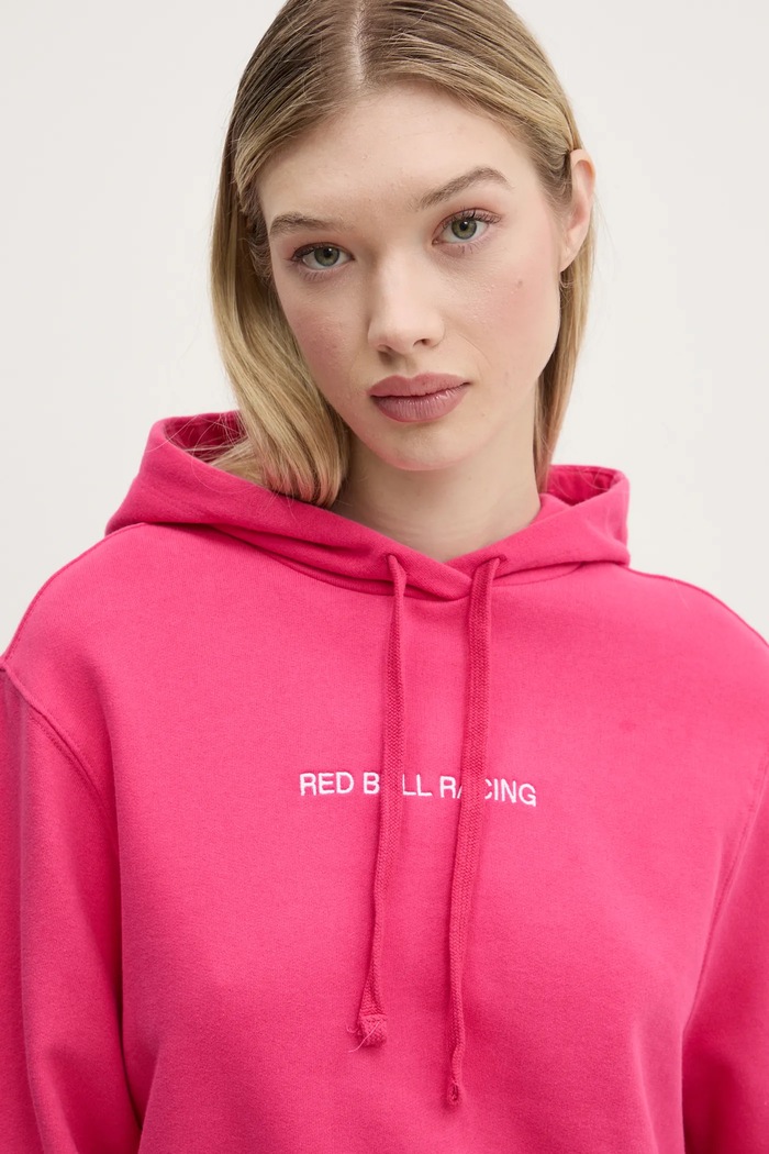 Red Bull Racing x Pepe Jeans bluza CROPPED LOGO HOODY roz RL580008