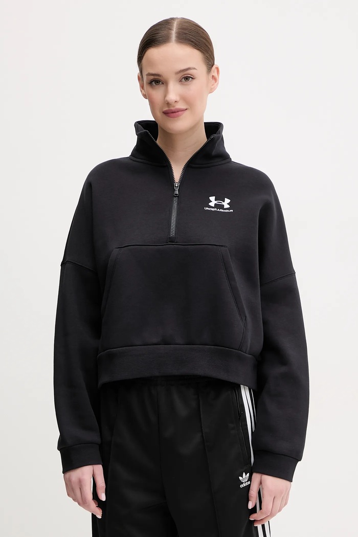Dukserica Under Armour bez kapuljače crna 1386460