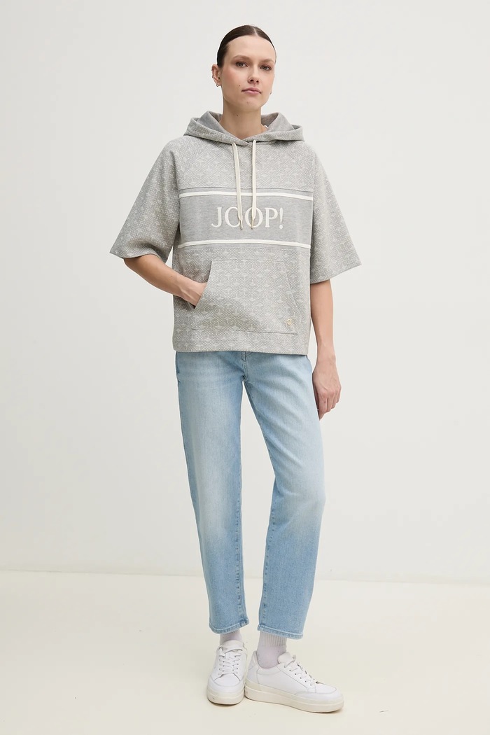 Mikina Joop! 30046217 sivá SS25