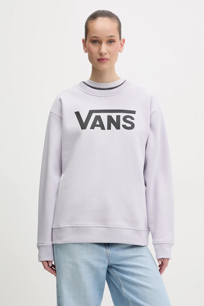 Mikina Vans bez kapuce fialová VN000A5QUUI1