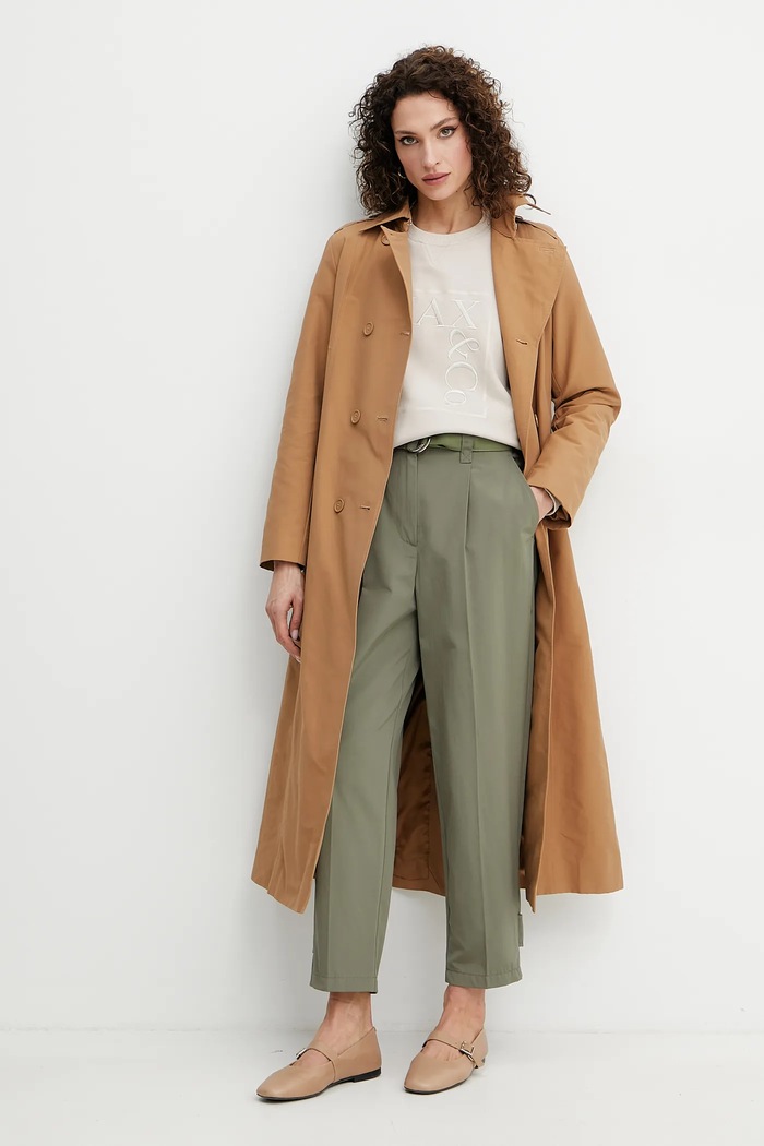 Bavlněná mikina MAX&Co. 2516921023200 béžová SS25