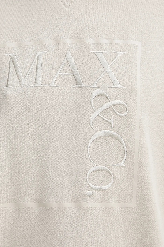 Bavlněná mikina MAX&Co. 2516921023200 béžová