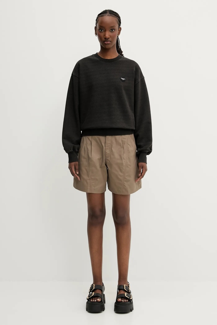 Carhartt WIP bluza bawełniana Ingo Sweat I034677.89GD czarny
