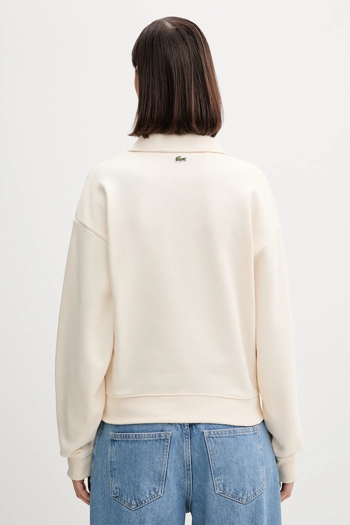 Odzież Lacoste bluza bawełniana SF0351 beżowy