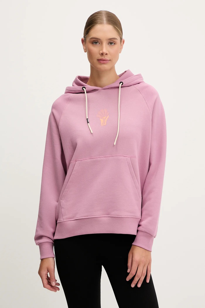 Picture bluza bawełniana Quenar nadruk różowy WSW0362