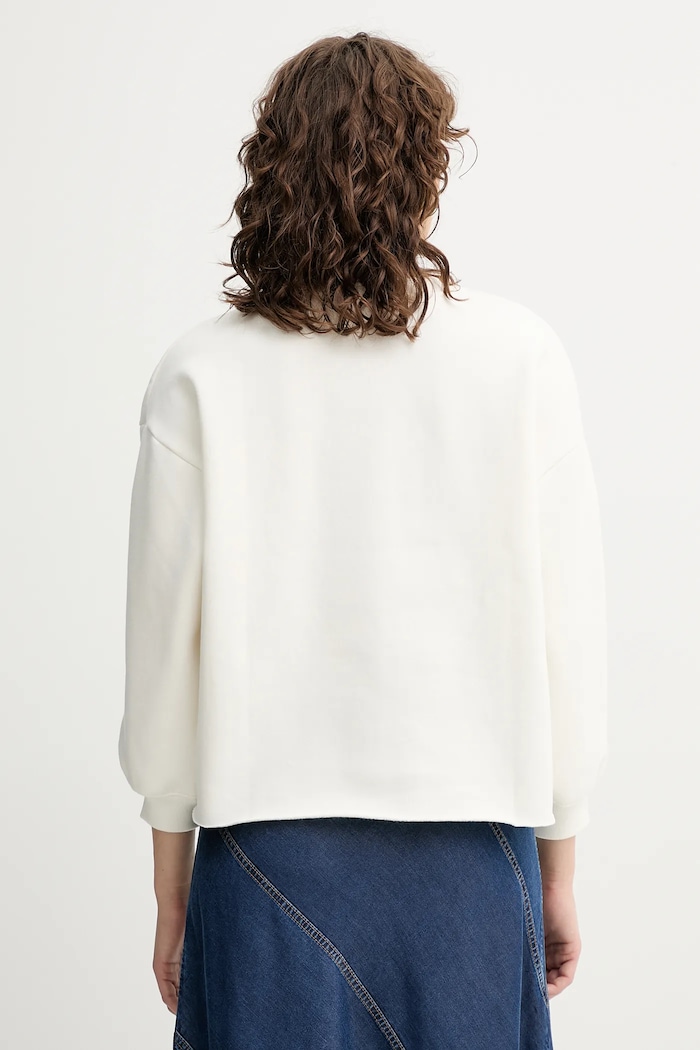 Oblečenie Mikina Levi's LEO RAW CUT CREW A8793 béžová