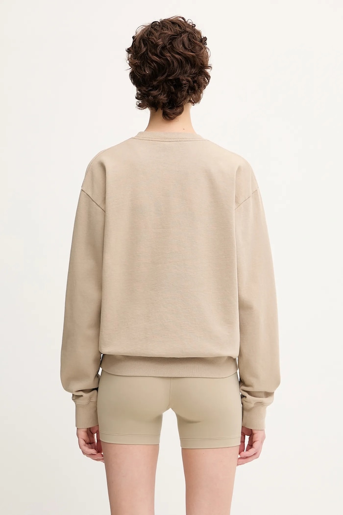 Abbigliamento Sporty & Rich felpa in cotone Usa Wellness Club ST071622128GY15 beige