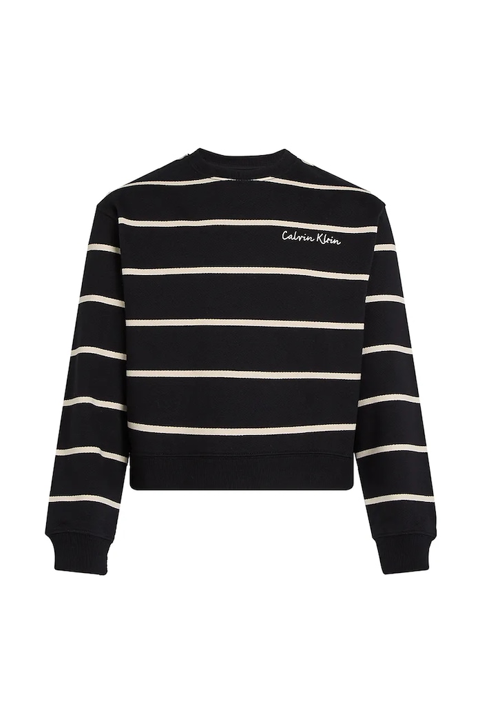 Calvin Klein Jeans bluza bawełniana dziecięca IG0IG02751.PPYA czarny SS25