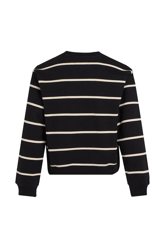 Dziewczynka Calvin Klein Jeans bluza bawełniana dziecięca IG0IG02751.PPYA czarny