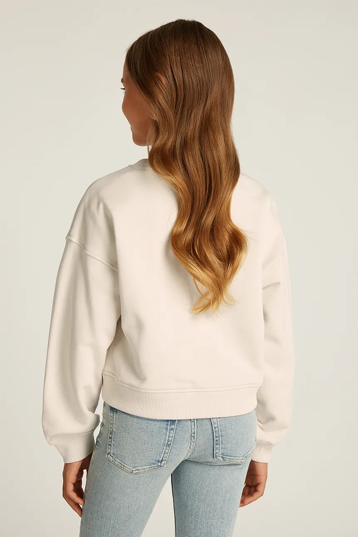Calvin Klein Jeans bluza bawełniana dziecięca beżowy IG0IG02823.116.PPYA