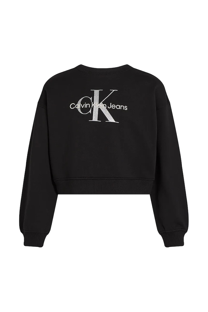 Calvin Klein Jeans bluza bawełniana dziecięca IG0IG02823.128.176.PPYA czarny SS25