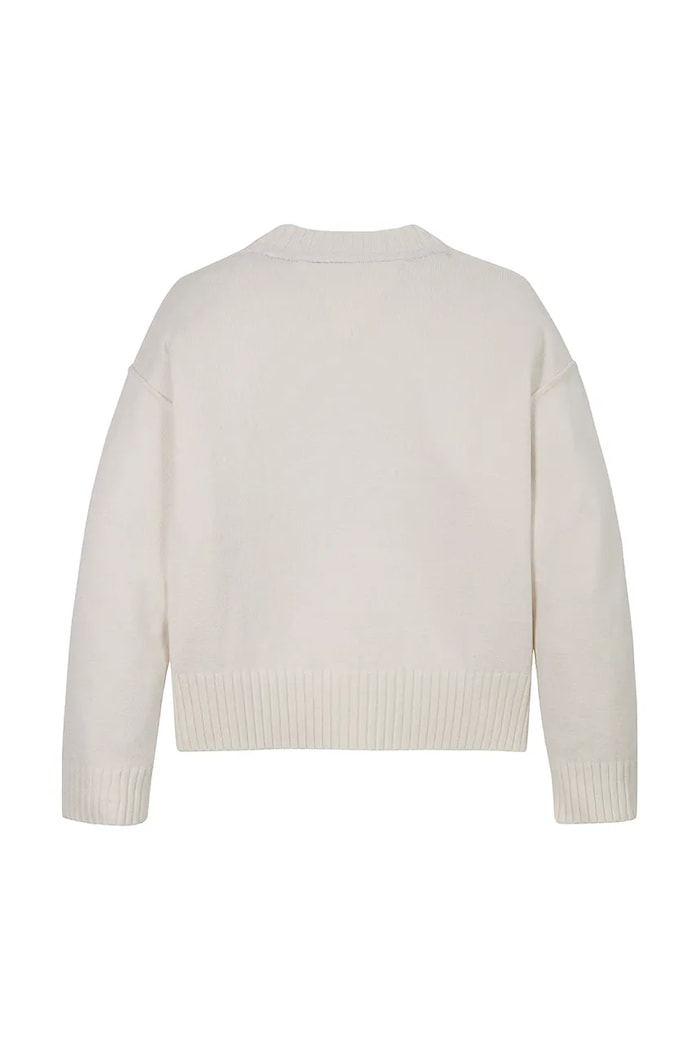 Dziewczynka Tommy Hilfiger sweter dziecięcy KG0KG08513.128.176.PPYA beżowy