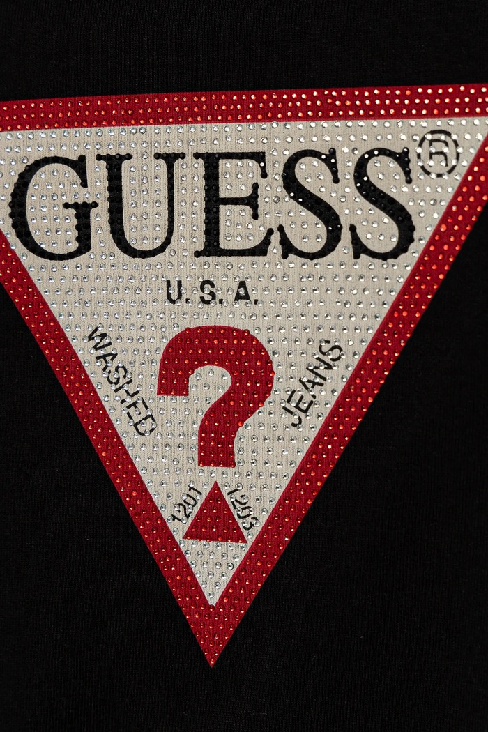 Bluza bawełniana dziecięca Guess J4YQ22.KA6R4.PPYA czarny