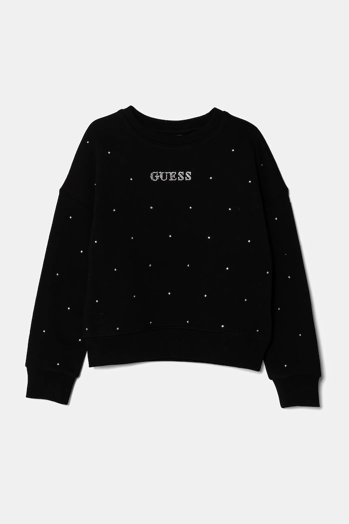 Guess Bluza dziecięca czarny J5RQ21.KCLJ0.PPYA