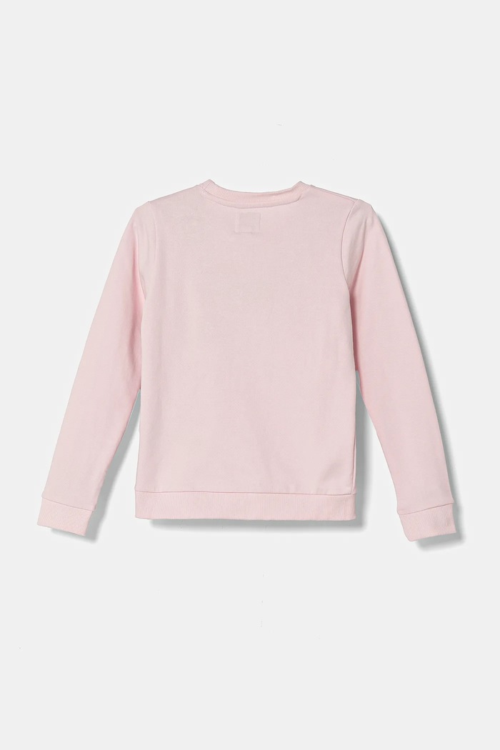 Guess hanorac de bumbac pentru copii K4YQ10.KA6R4.PPYA roz AA00