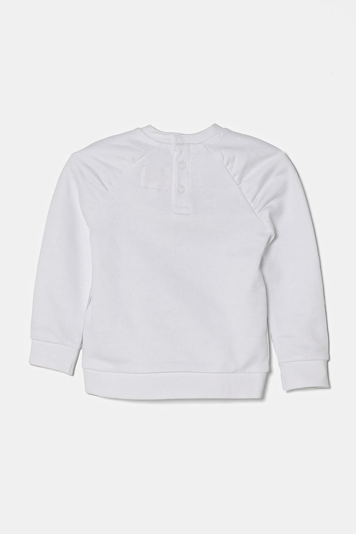 Guess bluza bawełniana dziecięca K5RQ04.KAD74.PPYA biały SS25