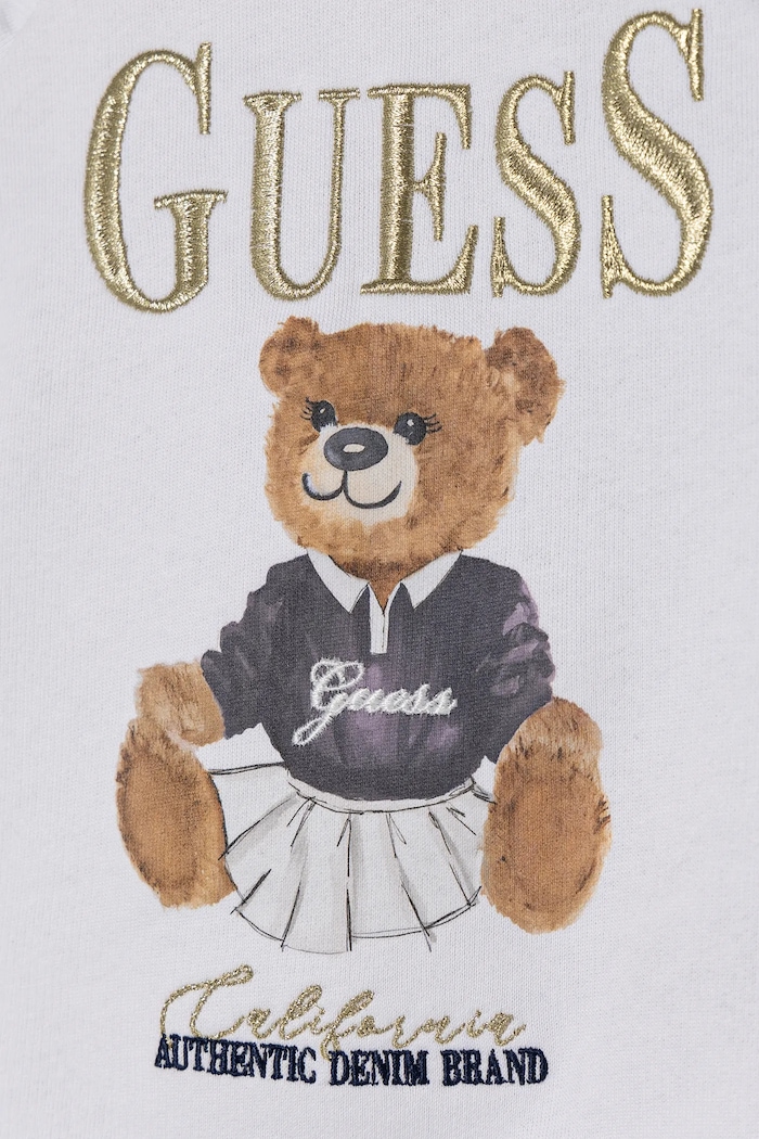 Dziewczynka Guess bluza bawełniana dziecięca K5RQ04.KAD74.PPYA biały