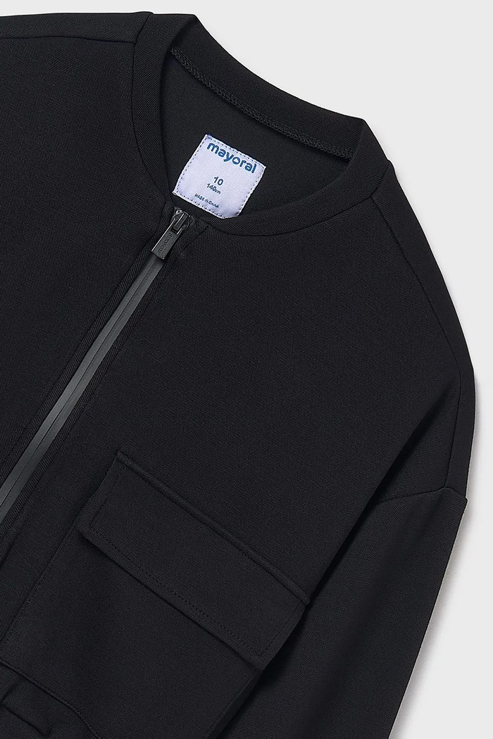 Bluza dziecięca Mayoral 6407.8D.Junior.PPYA czarny