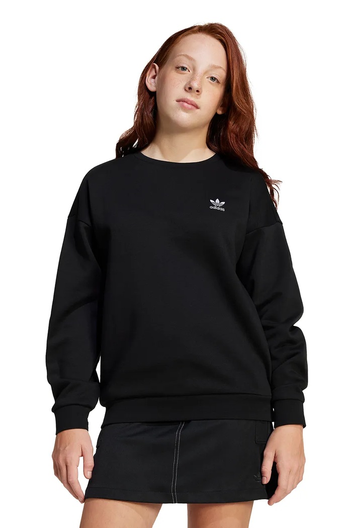 Dukserica adidas Originals bez uzorka crna JC8422
