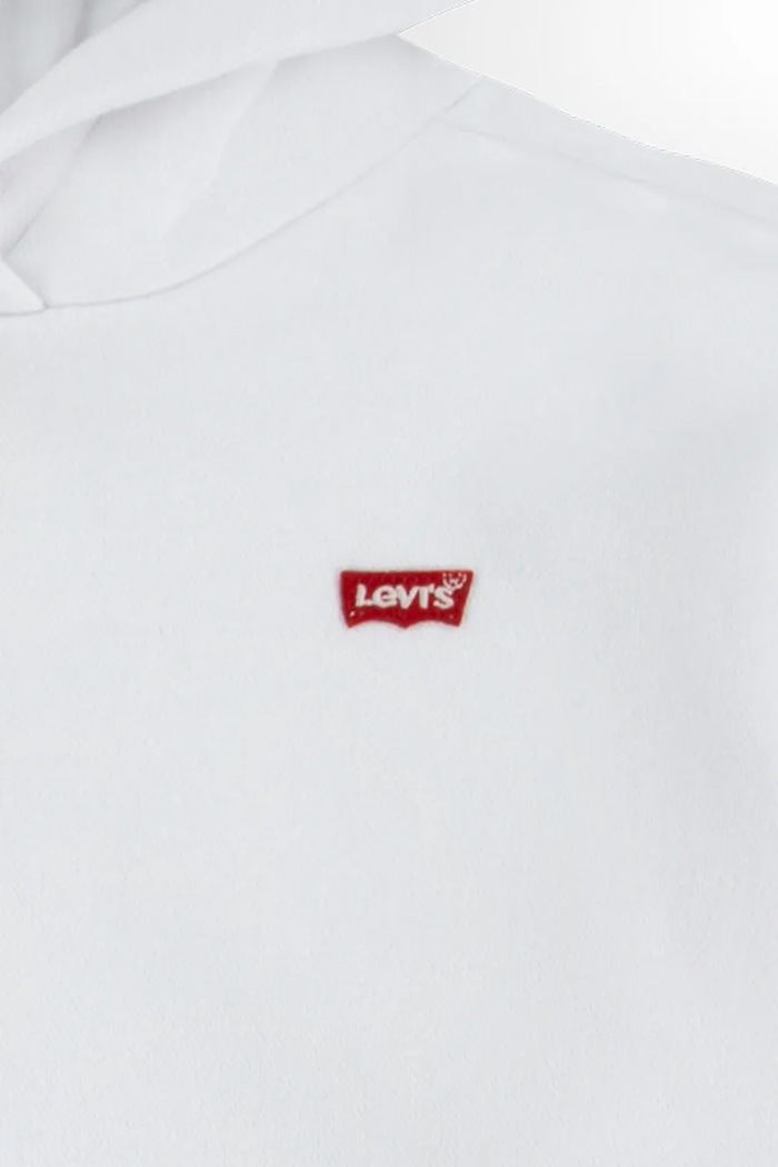 Κοριτσίστικα Παιδική μπλούζα Levi's BATWING PATCH HOODIE 3EN102 λευκό