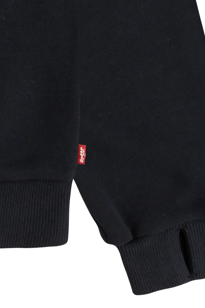 Levi's bluza dziecięca BATWING PATCH HOODIE czarny 4EN102