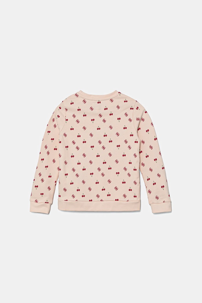 Dětská bavlněná mikina Guess K5GQ00.KA6R4.PPYA oranžová SS25