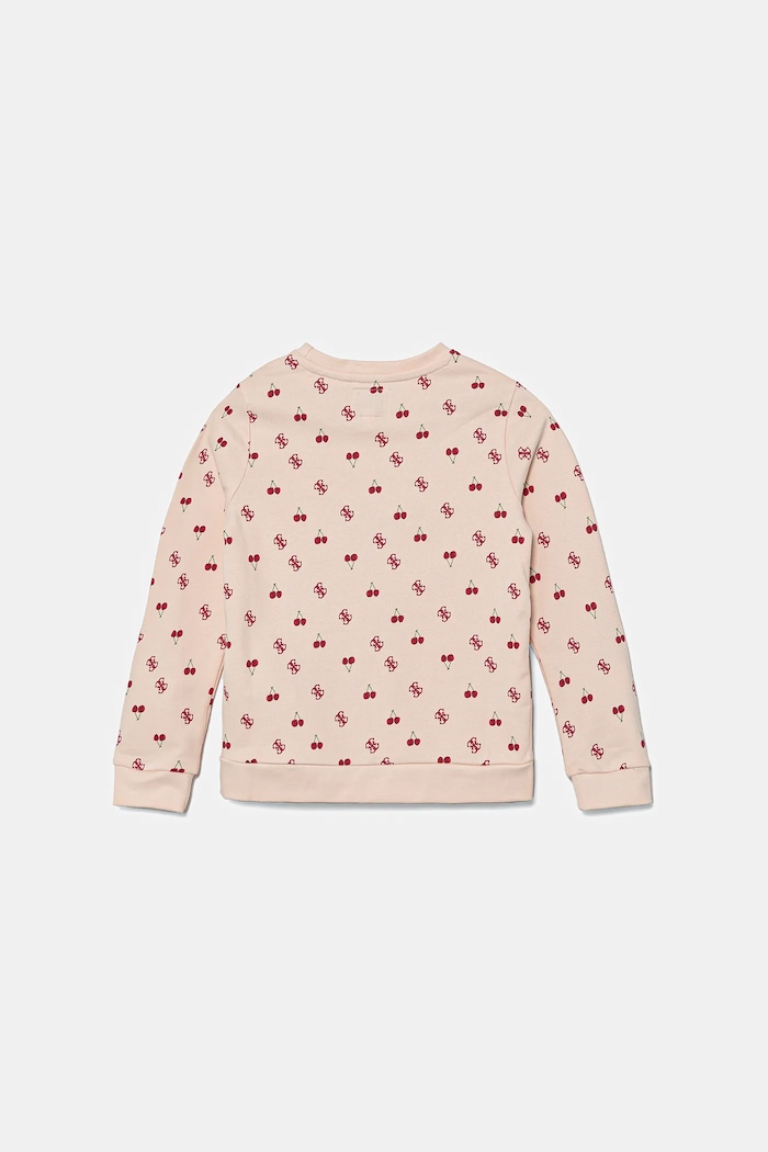 Dětská bavlněná mikina Guess K5GQ00.KA6R4.PPYA oranžová SS25