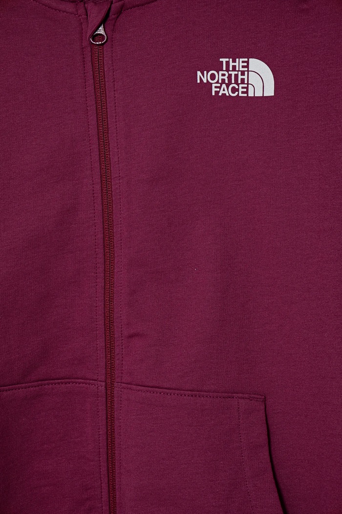 Момиче Детски памучен суичър The North Face FZ OVERSIZE LIGHT HOODIE NF0A89HG6EO1 виолетов