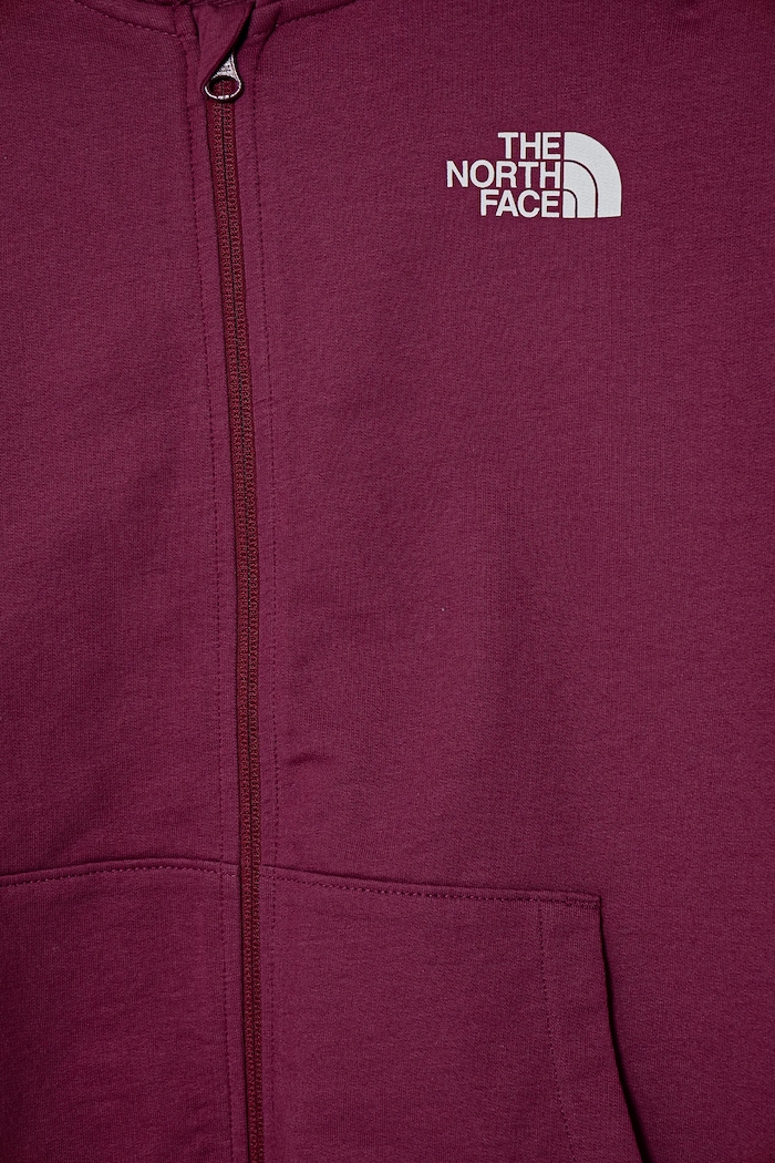 Момиче Детски памучен суичър The North Face FZ OVERSIZE LIGHT HOODIE NF0A89HG6EO1 виолетов