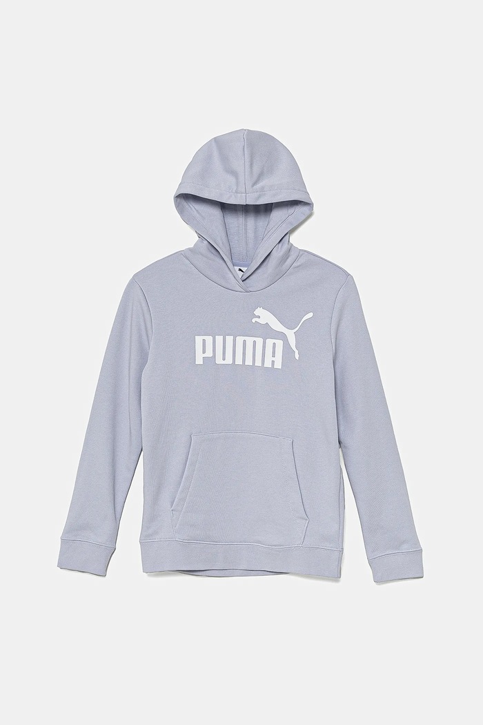 Dječja dukserica Puma ESS No. 1 Logo Hoodie TR print plava 684897