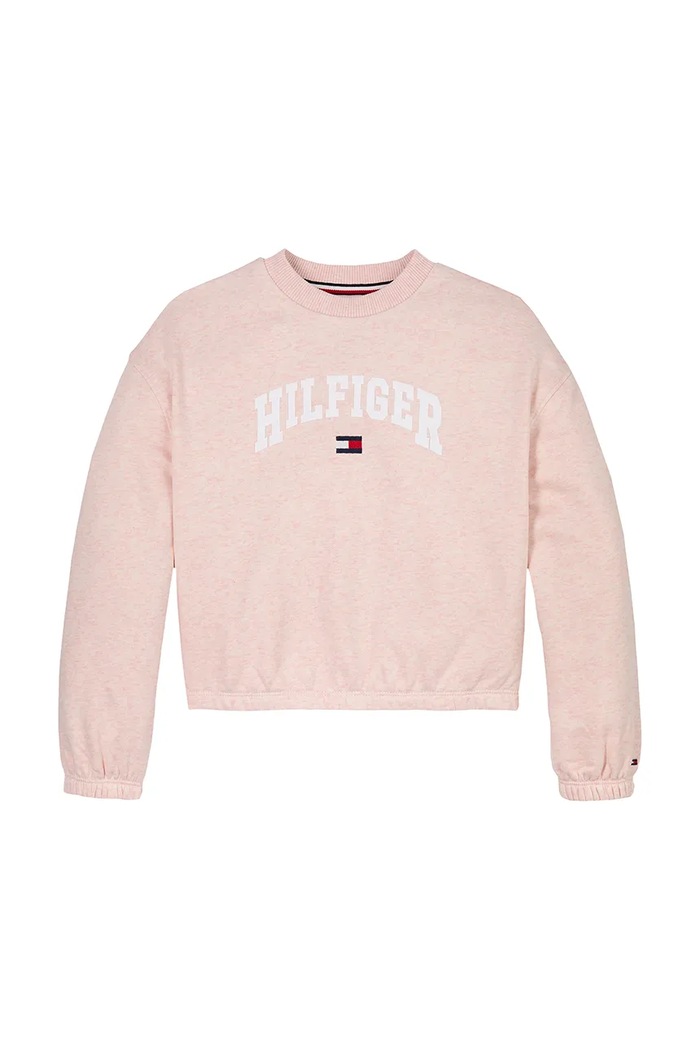 Dječja dukserica Tommy Hilfiger KG0KG08559.116.122.PPYA roza SS25