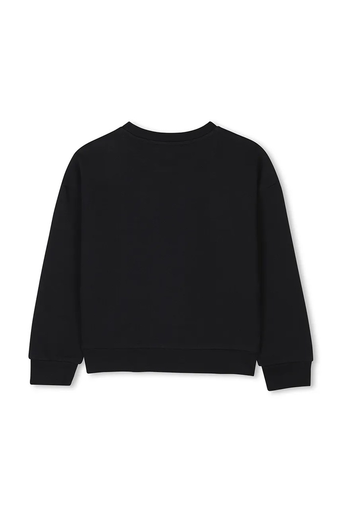 Michael Kors hanorac de bumbac pentru copii R30322.156 negru SS25