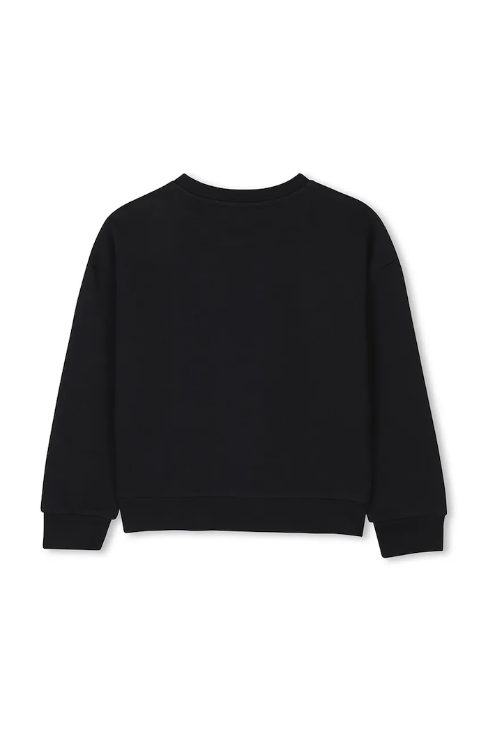 Michael Kors hanorac de bumbac pentru copii R30322.156 negru SS25
