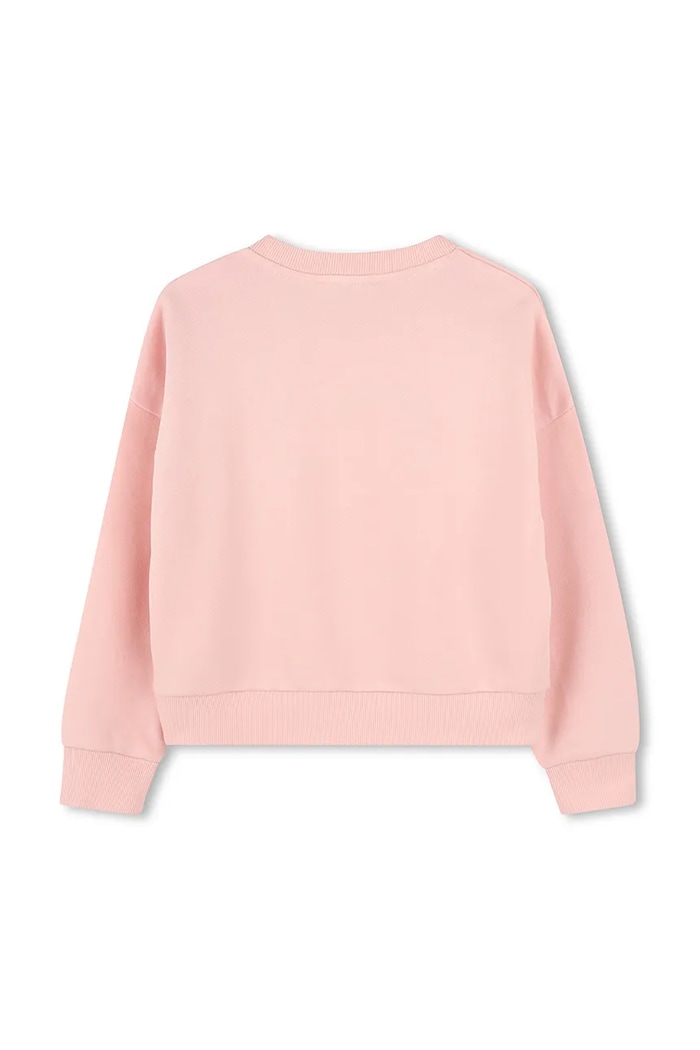 Dětská bavlněná mikina Kenzo Kids K61048.114.150 oranžová SS25